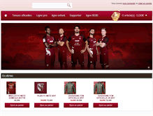 Tablet Screenshot of boutique-fcmetz.com